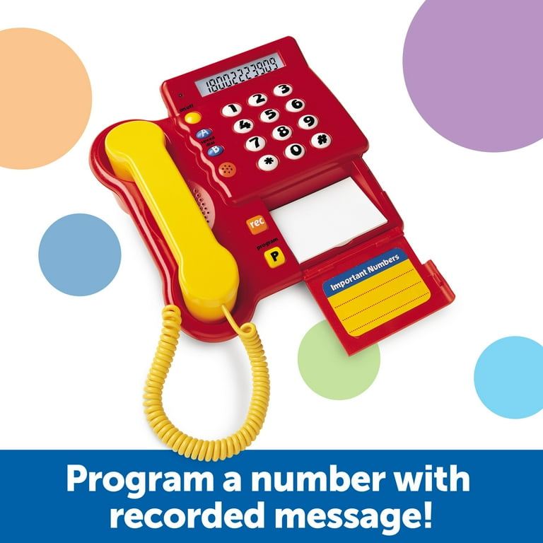 Learning Resources Children's Pretend Play Teaching Telephone, Toy