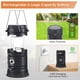 thumbnail image 3 of Linterna Camping Portátil FLhrweasw con LED Solar para Uso en Exteriores Negro, 3 of 9