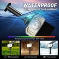 thumbnail image 5 of Quntis Solar Spotlights Outdoor, Adjustable Dual-Lens Solar Landscape Lights, IP65 Waterproof, 3 Brightness Modes & Auto-On/Off, High-Efficiency Solar Powered Spotlights for Yard, Pathway, 5 of 10