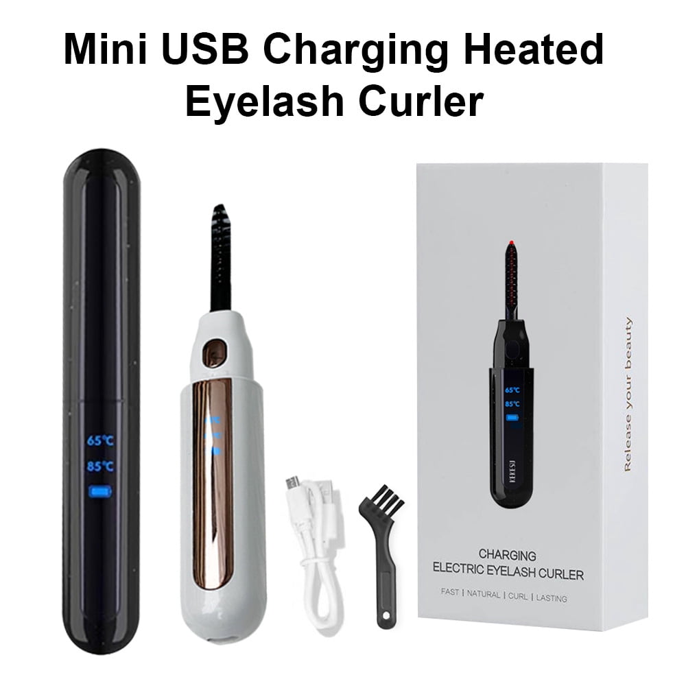 Dual-temperature control electric eyelash curler, 8-10 seconds fast curling |   Digital display, USB charging, does not damage eyelashes