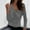 Gray, variant on Ahabrexf Summer Blouses for Women, Solid Color Long Sleeve Pullover Neck Casual Sweater
