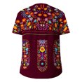thumbnail image 5 of Nmnitkp Women's Mexican Shirts Crew Neck Casual Summer Blouse, Boho Print Peasant Tops Short Sleeve Shirts Casual Blouse Loose Tunics Blouses, 5 of 5