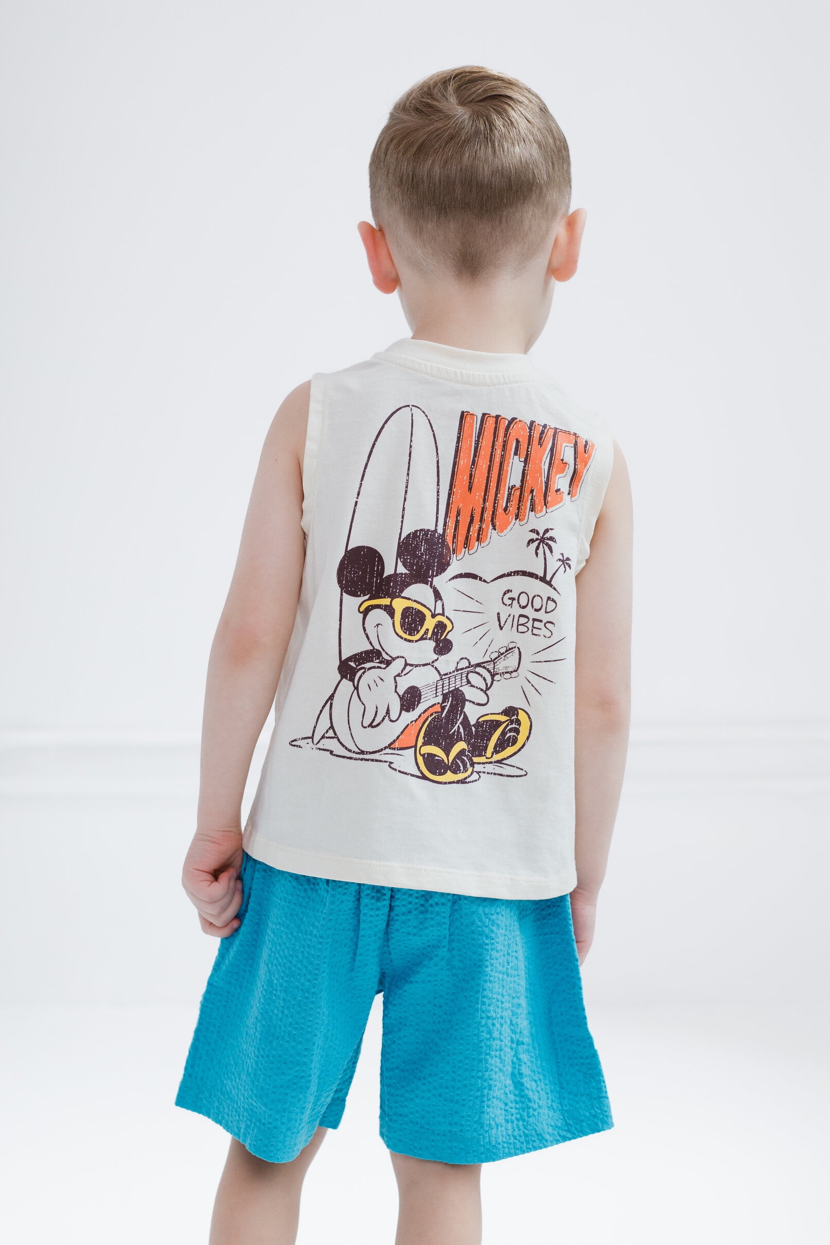 Disney Mickey Mouse Tank Top and Shorts Outfit Set Infant to Big Kid