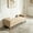 Wheat + Chenille + Foam, variant on AUU 64.7" Corduroy Upholstered Storage Bench with Flip-Top, Armrests, Backrest & 2 Bolsters – Solid Rubberwood Legs, Accent Window Footrest for Living Room, Hallway, Entryway, or Bedroom