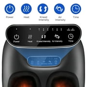 Renpho Shiatsu Foot Massager with Heat for Neuropathy Tired Foot Blood Circulation, FSA HSA Eligible, Fathers Day Gifts for Dad Men, Black