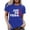 bleu, variante sur Just for Today T-Shirt Femme 2026 Été Décontracté Manches Courtes Col Rond Anniversaire Sobriété Récupération Graphique