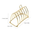 thumbnail image 6 of ETHZZLE Golden Stainless Steel Bread Display Stand for Kitchen Countertop Organizer, 6 of 6