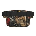thumbnail image 3 of Honeii Bald Eagle Soldier Print Square Double Layer Waist Bag,Waist Belt Bag Fashion Fanny Women and Men,For Travel Running Hiking Walking, 3 of 9