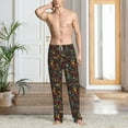 thumbnail image 5 of Goofa BBQ Barbecue Grill Pattern Printed Soft Pajama Pants for Men, Wide Leg Comfy Casual Lounge Yoga Pants-Medium, 5 of 9