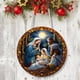 thumbnail image 1 of Ganfancp Decoración Navideña Acrílica Redonda Letrero Colgante de Belén Decoración Festiva de Pared Ofertas Del Día Sólo En Línea Etiqueta Colgante Acrílica × 1, 1 of 3