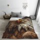 thumbnail image 5 of Balery Funny Bald Eagle Manta de Felpa Suave y Acogedora – Cobija de Franela Aterciopelada para Cama, Lavable y Cálida para Sofá, Mascotas, Transpirable-50"x40", 5 of 7