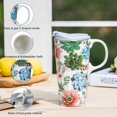 thumbnail image 2 of czcpp-Ceramic Coffee Cup Latte Mug Travel Mug with Gift Box, Large Coffee Mug with Lid, 17oz, 2 of 4