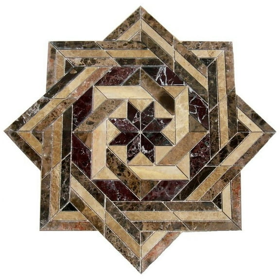 Floor Marble Medallion 48''x48''