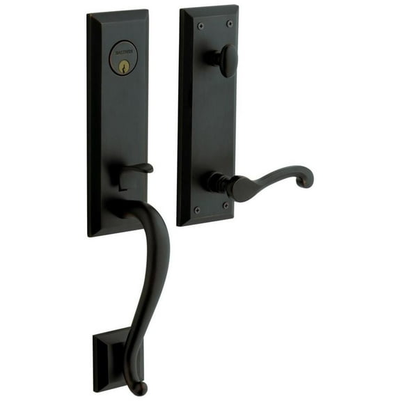 Baldwin 85355.Rent Stonegate Right Handed One Piece Single Cylinder Keyed Entry Handleset