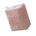 thumbnail image 3 of Organizador de lavandería Cesta de ropa plegable para el hogar Cesta de almacenamiento de edredón de lino de algodón con cremallera, rosa Methold HA004479-02, 3 of 7