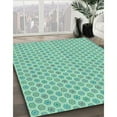 thumbnail image 2 of Ahgly Company Indoor Rectangle Patterned Mint Green Area Rugs, 2' x 5', 2 of 6