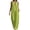 Green, variant on Women's Solid Color Sleeveless Jumpsuit Elegant Loose One-Piece Pants Green XXL