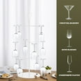 thumbnail image 6 of Homelife Metal Champagne Tower Stand 3 Tier Wine Glass Display Rack for Party Holds 12 Glasses Stable Design Prevents Spillage Cocktail Tree Stand for Champagne Cocktails Martini, 6 of 13