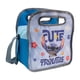 thumbnail image 3 of Lonchera Grande Térmica, Diseño Stitch Live Action Colección Disney, Bolsa de Almuerzo Doble Vista con Frase "Cute Trouble", Color Azul, 3 of 5