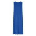 thumbnail image 6 of qolati Summer Dresses for Women 2025 Casual Sleeveless Maxi Sundress Beach Vacation Loose Fit Tank Top Aline Flowy Long Dresses Pockets, 6 of 8