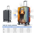thumbnail image 2 of Colorful Painted Duck Luggage Cover Anti Scratch, Elastic Suitcase Protector Suitcase Covers for Luggage Fits 18-32 Inch Luggage, 2 of 5