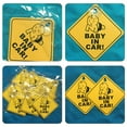 thumbnail image 3 of OUNONA 10Pcs Baby On Board Car Sticker For Driving Safety PP PVC Suction Cup Mounting, 3 of 8