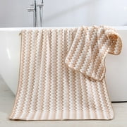 Chmadoxn Throw Blanket, Throw Blanket for Couch 2 Pcs Bath Towels Set For Bathroom Thick Soft Absorbent Towel Set Of 2 Household Wash Face Gift Towel Cotton towel