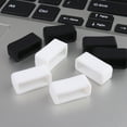 thumbnail image 4 of 8Pcs Watch Accessories Silicone Ring Watch Strap Ring Watch Buckle Ring (22mm Black and 22mm White), 4 of 6
