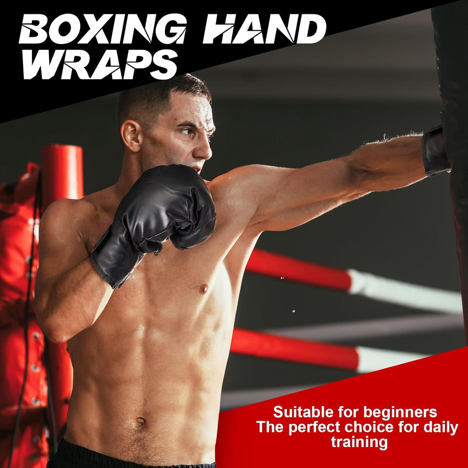 14-piece boxing set includes 2 pairs of 16-ounce (approximately 453.6 grams) boxing gloves, a helmet, and a face mask for adult and youth beginners training equipment