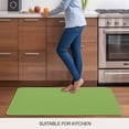 thumbnail image 5 of Green Door Mat&nbsp;Indoor Outdoor Entrance,Non Slip Small Rug for Kitchen Bathroom Entryway Rug,Solid Color Simple Abstract Fashion Light Color Washable Doormat Floor Mat for Office 16x24 Inch, 5 of 8
