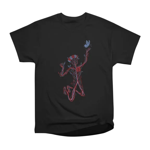 One With Nature Veins Anatomy Heart by Tobe Fonseca T-Shirt Tee Gift For Him Merch For Her