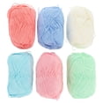 thumbnail image 1 of Kit de 6 rollos de hilo de crochet para hacer tú mismo, hilo de algodón para tejer, hilo de crochet para el hogar., 1 of 5