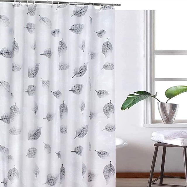 Forro de cortina de ducha de 72x80 pulgadas, cortinas de ducha de plástico para baño, decoración impermeable, juego de cortinas de ducha de granja