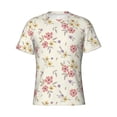 thumbnail image 3 of Naloa Floral Men's T-Shirt Sport T-shirt Men's Basic Tee Casual Men's Shirt, Round Neck, Short Sleeves - XX-Large, 3 of 5