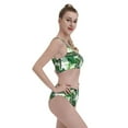 thumbnail image 4 of Vsdgher Womens High Waisted Bikini Sets Two Piece Swimsuit Football 7 Print Tummy Control Bathing Suit-XX-Large, 4 of 8