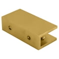 thumbnail image 2 of CRL NDC4BR Polished Brass No-Drill Fixed Panel Glass Clamp, 2 of 5