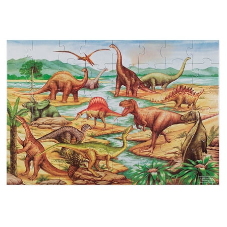 Melissa And Doug Dinosaurs Jumbo Floor Puzzle 48pc