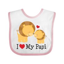 Inktastic I Love My Papi Childs Boys or Girls Baby Bib