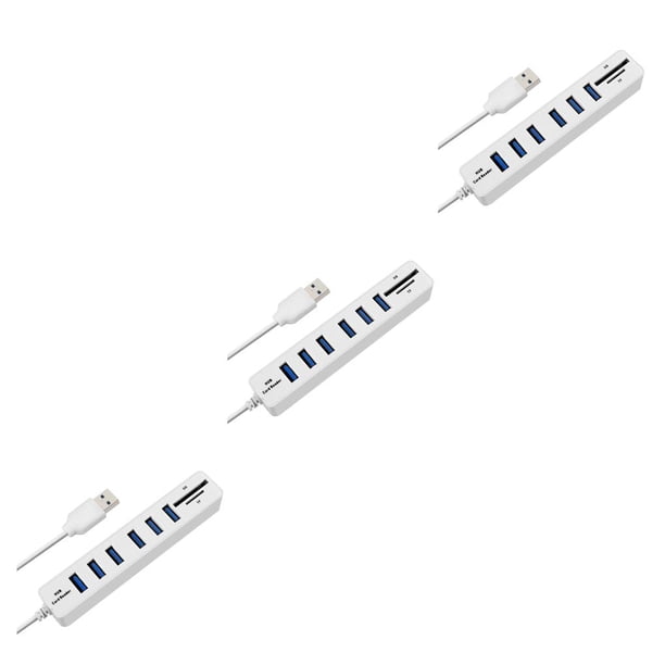 Matsuzay USB Hub 2,0 Multi USB 2,0 Hub USB Splitter alta velocidad 6 puertos Hub TF lector de tarjetas todo en extensión de computadora Hub Type4 NO4