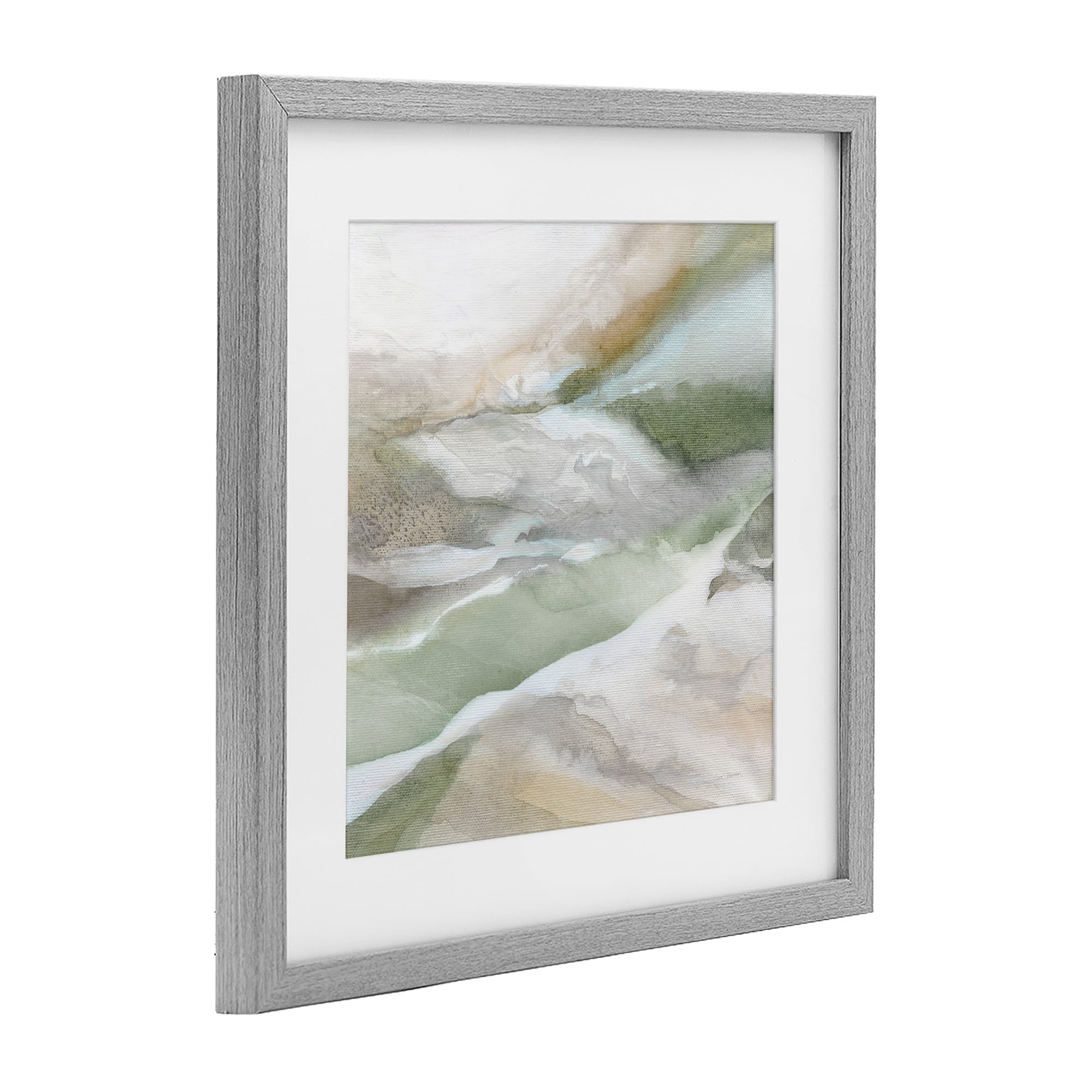 Stupell Industries Serene Misty Landscape Gray Framed Print Under Glass, design by Carol Robinson