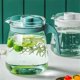 thumbnail image 5 of Jarra de agua de gran capacidad Tetera de vidrio transparente resistente al calor con asa Recipiente for jugo de bebidas Hervidor de agua for el hogar, 5 of 5