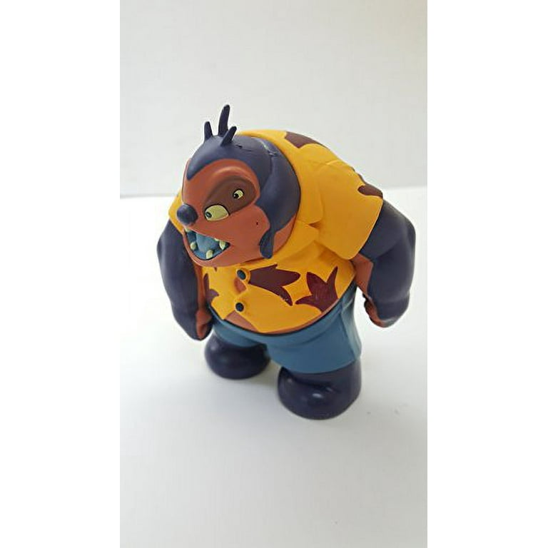 Disney Lilo And Stitch Hawaiian Hula Dr. Jumba Jookiba Evil Genius 4 Loose  PVC Figure Figurine Cake Topper Toy
