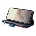 thumbnail image 5 of Multifunctional Case for Google Pixel 6,[RFID Blocking] 9 Credit Cards Holder with Wrist Strap, Premium PU Leather Zipper Wallet Purse Magnetic Flip Phone Cover for Google Pixel 6, Blue, 5 of 12