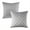 Light Gray, variant on Phantoscope Decorative Throw Pillow Set, Soft Silky Velvet & Soft Pleated Velvet Bundle, for Sofa Couch Bedroom, Lemon Yellow & Navy, 18" x 18"