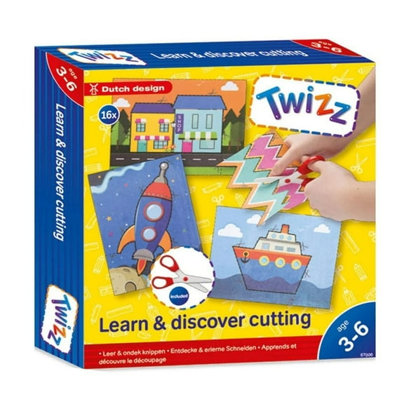 Twizz 67006 Discover & Learn cutting, Multi-Colour