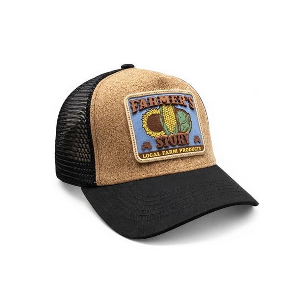 KNITE Gorra Farmer Corn Blue Trucker Hombre Ajustable Cosecha Estilo Rancher