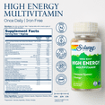 thumbnail image 2 of Solaray Once Daily High Energy Multivitamin, w/ No Iron | Complete Multi w/ Whole Food & Herb Base | Non-GMO | 60 VegCaps, 2 of 7