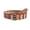 Umber, variant on Women's Metal Belt Fashion Groove Belt Adjustable Belts Studded Buckle Renaissance Thick Steampunk Umber X-Small-Large
