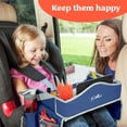 thumbnail image 2 of Bandeja de viaje PILLANI Kids para asiento de coche con juegos y bolígrafos para colorear, 2 of 5