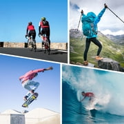 Action Camera 4K 60FPS 30MP with Front LCD and Rear Touchscreen, Underwater Camera 132FT Waterproof with 64GB Card,EIS,5X Zoom, 2.4G Wifi Remote Control,Vlog Cam,Dual Batteries,Mount Kit
